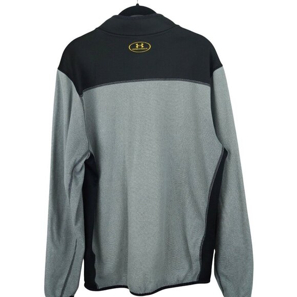 Under Armour Mens 1/4 Zip ColdGear Loose Fit Zip Pullover Sweatshirt Size L - Picture 4 of 6